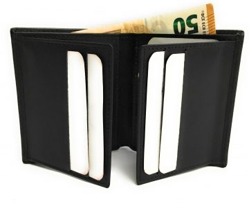 Cartera piel de Ubrique negro