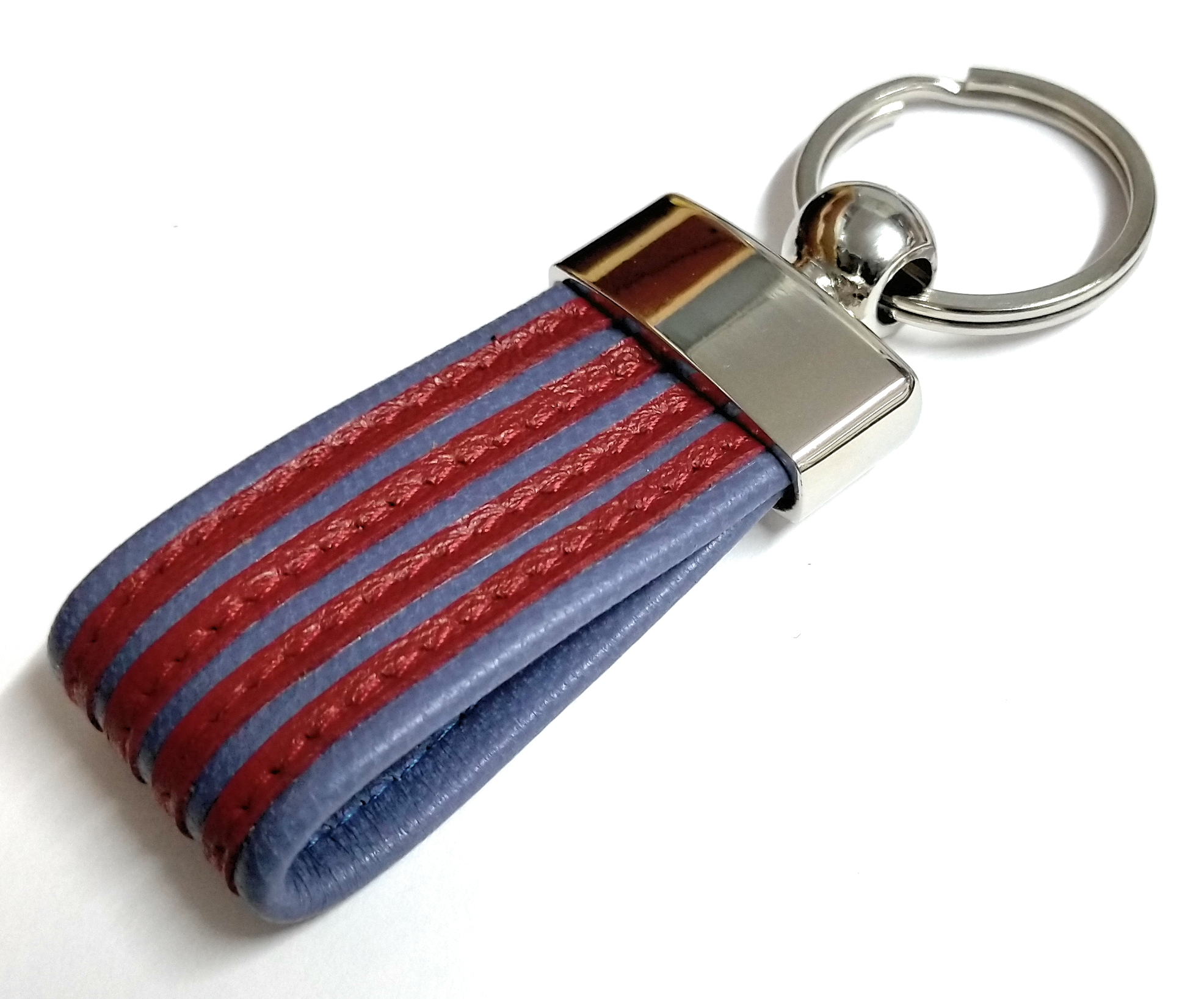Llavero De Piel Blaugrana