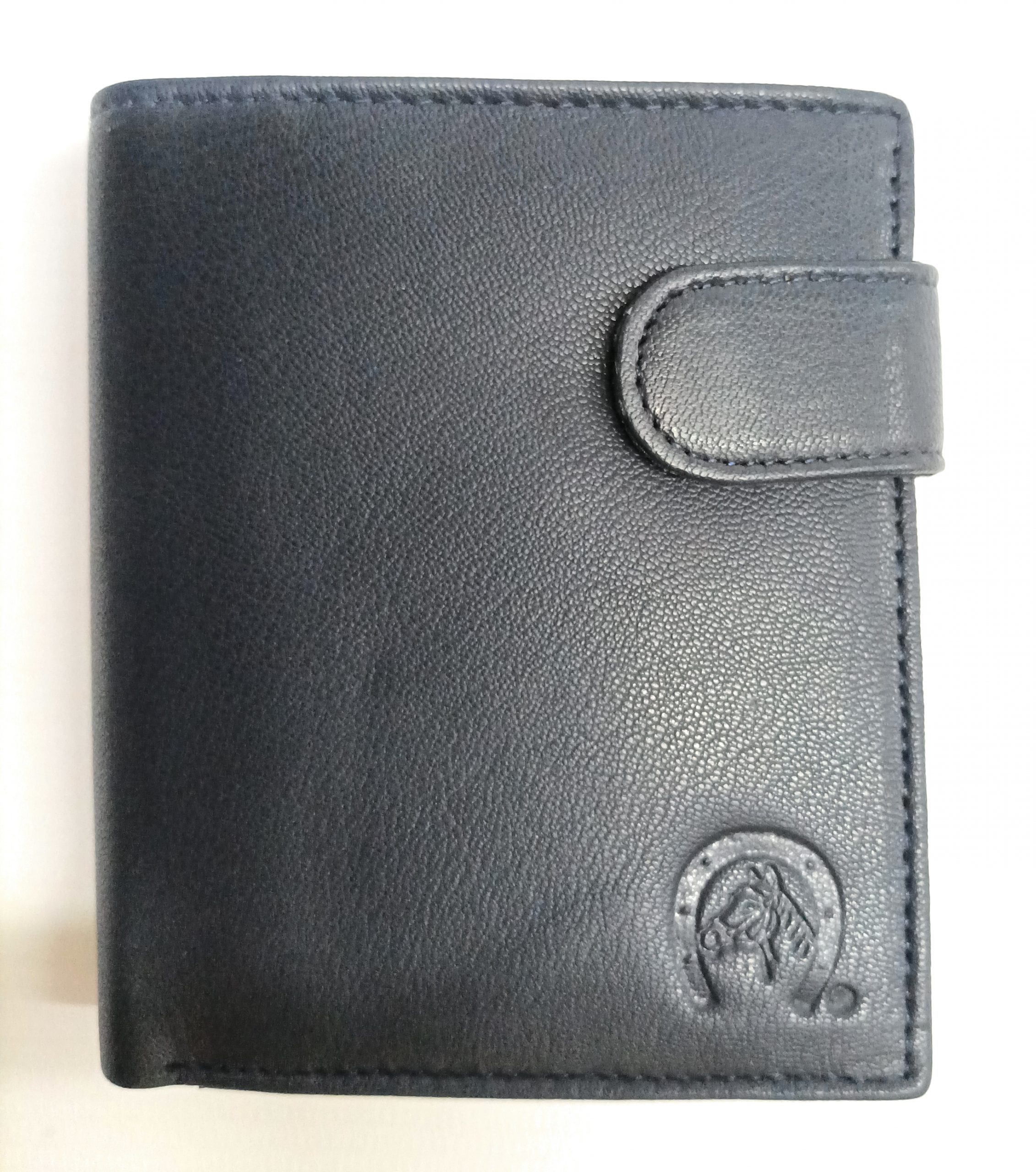 Cartera Broche Cuero marino