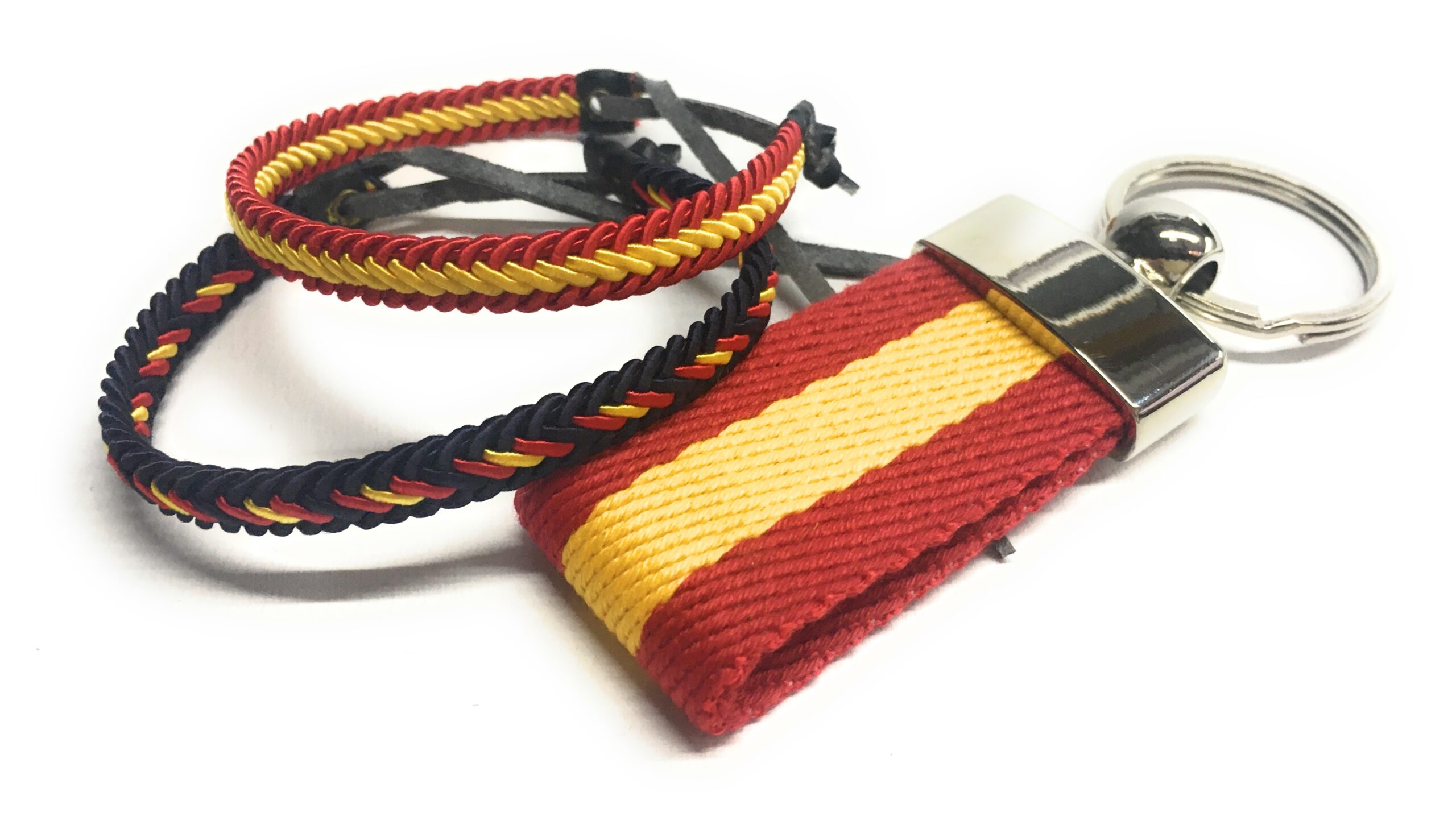 Pack 2 Pulseras Surferas + Llavero España
