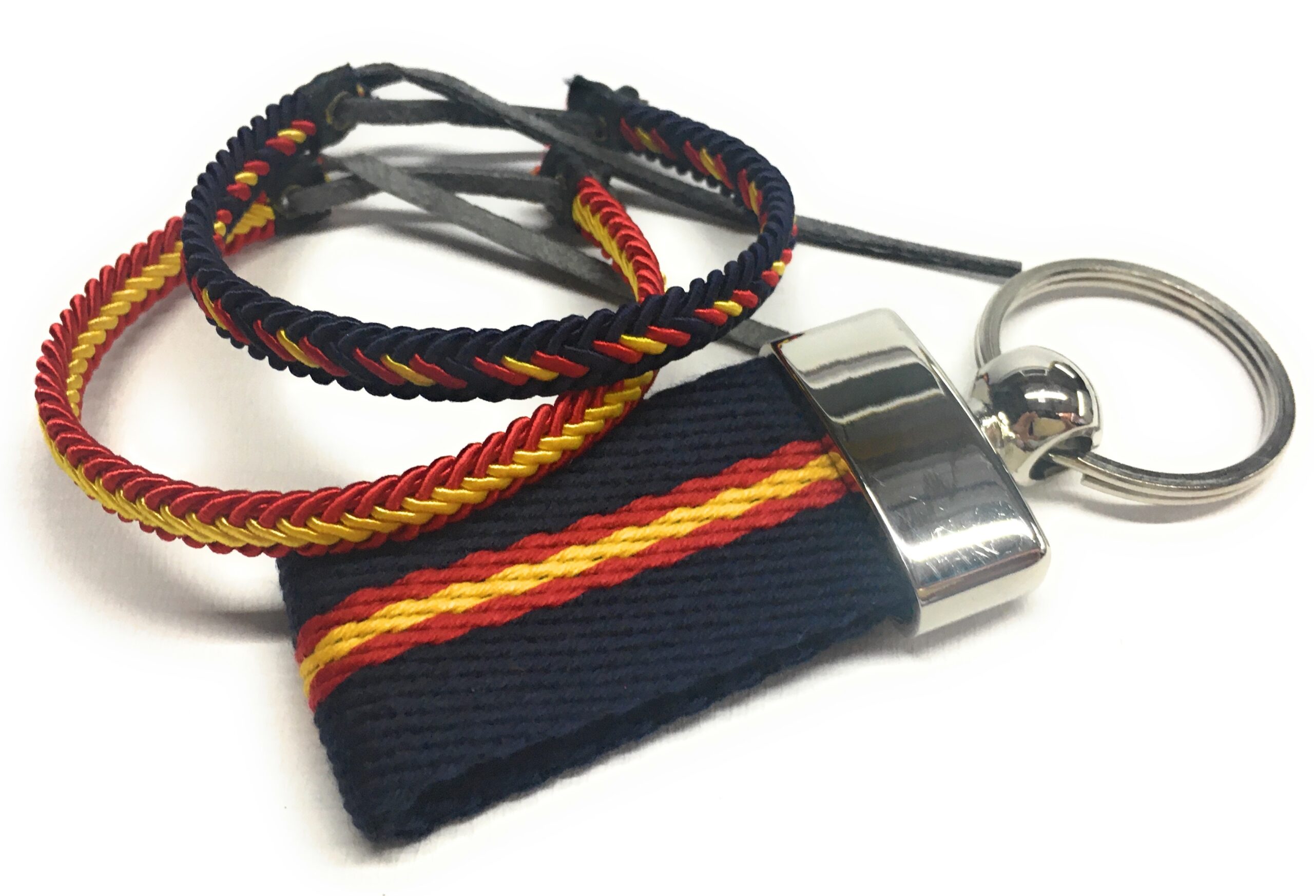 Pack 2 Pulseras Surferas + Llavero España